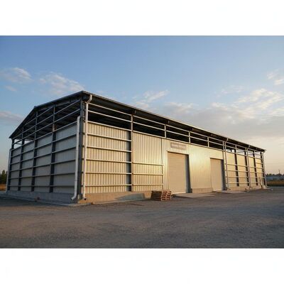 Strong Impact Resistance Modular Steel Building with Wind Load 200 Km/h and Light Weight Design