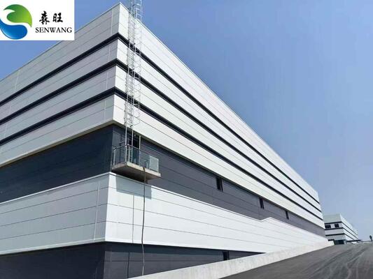 PVC Coated Steel Structure Warehouse with High Intensity Design and 30000ton/Year Output