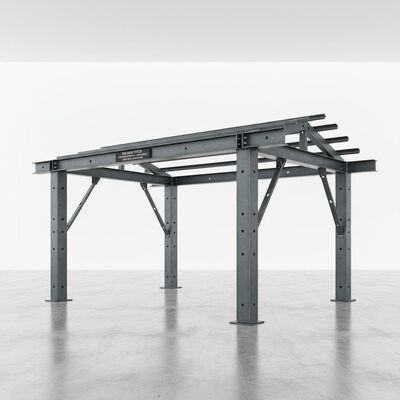 Pre-engineered Steel Structure with 200 Km/h Wind Load PTFE Coating and Bolt and Welded Connection for Durable Performance