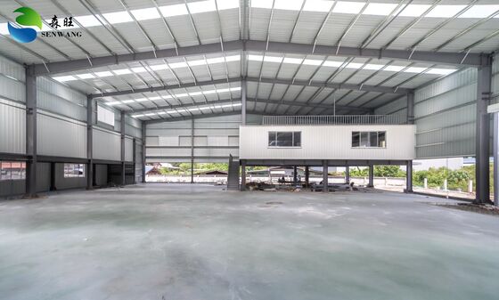 Hot Dipped Galvanized Purlin Steel Structure Warehouse with Q235/Q355 Grade Steel and 20-50 Years Lifespan