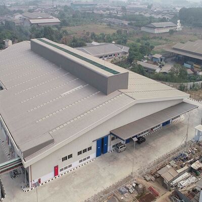 Steel Structural Buildings with Aluminum Alloy Window, Tolerance ±5% and Bolt and Weld Connections for Industrial Use