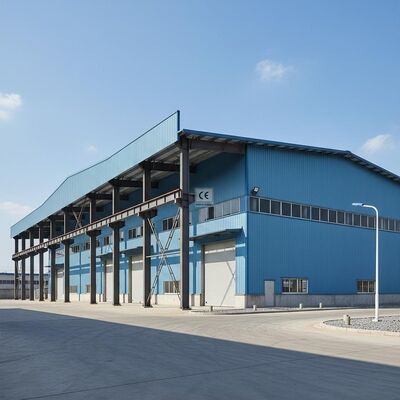 Q235 Steel Grade Steel Structure Workshop Frame Structure Suitable for Large Scale Industrial Production and Warehousing