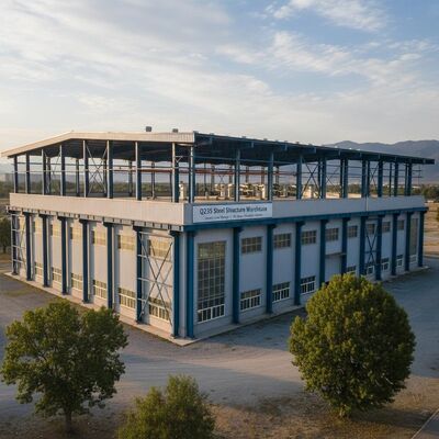 Steel Sandwich Panel Wall Type Steel Structure Workshop Equipped With Steel Sheet Roof Cladding And Easy To Apply Design For Industrial