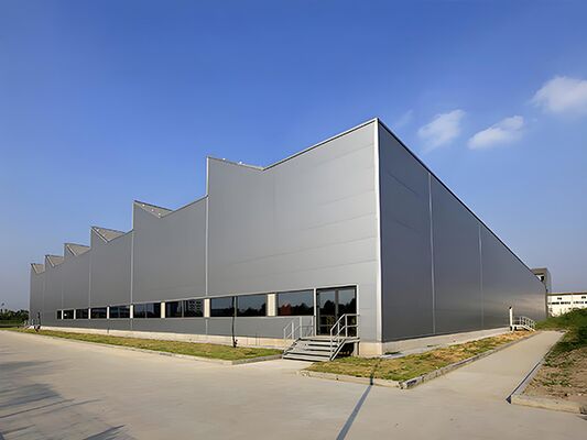 Q235 Q345B Steel Structure Workshop Built with C Steel Frame and Rock Wool Wall Panel Providing Superior Fire Resistance