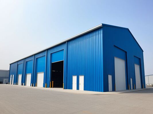 Steel Color Sheet Metal Storage Facility Offering Installation Drawings Designed for Safe Storage Requirements