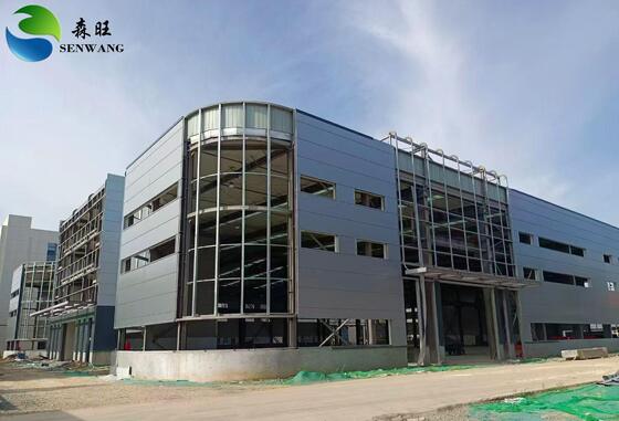 Sandwich Panel and Steel Sheet Cladding Metal Structure Warehouse Offering Hot Rolled Welded H Section Steel Beam for Material Handling