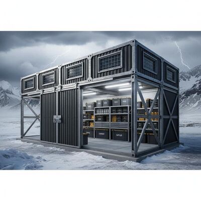 Light section steel Metal storage facility designed to withstand harsh conditions while maintaining organization and easy accessibility