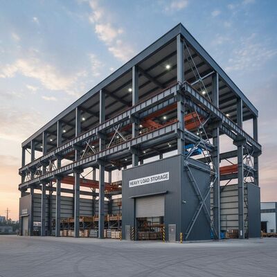 Fabrication Steel Structure Warehouse Installation Drawings and Video Included Light Steel Structure Warehouse for Space Utilization