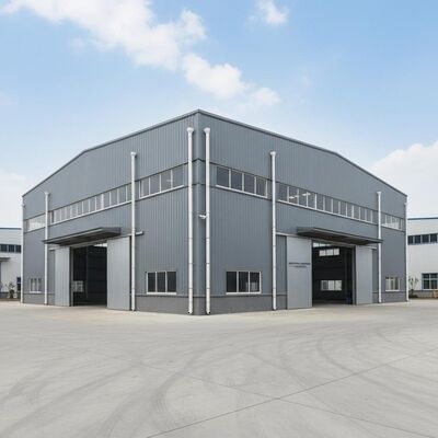 UPVC Downpipe Steel Frame Warehouse CE Certified Durable and Strong Steel Building Ideal for Industrial Applications