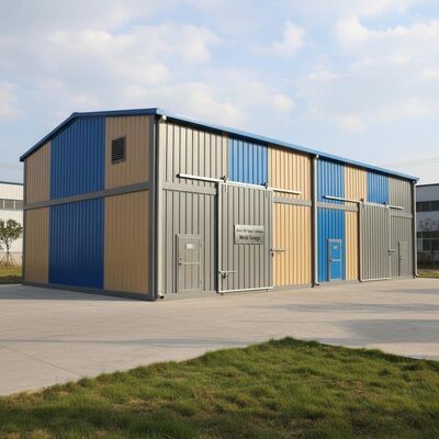 Over 50 Years Lifetime Metal storage facility featuring Sandwich Panels EPS Glass Wool Rock Wool PU designed for secure storage solutions
