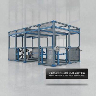 Manually Or Electrically Retract Modular Steel Structure Varies By Design Modular Steel Structure Solutions For Projects