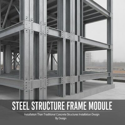 Shorter Than Traditional Concrete Structures Installationtime Steel Structure Frame Part Varies By Design Modular Building System
