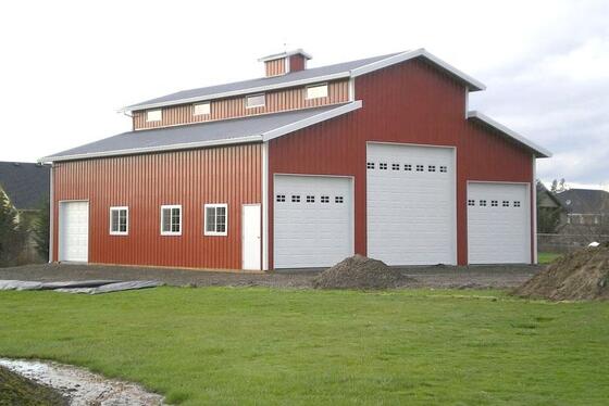Prefabricated Steel Structure Livestock Farm Building for Horse Stable Cattle Sheep and Poultry House
