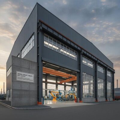 Seismic Grade 7 Metal Workshop Featuring Long Service Life of 50 Years Suitable for Industrial Assembly and Manufacturing Operations