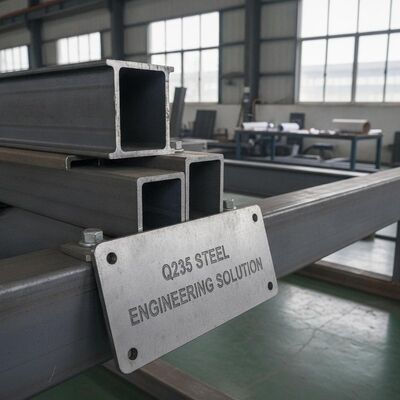 Q235 Steel Grade Steel Engineering Workshop Providing Low Maintenance Required Solution for Engineering and Fabrication Needs