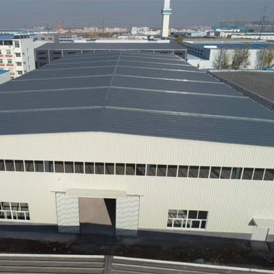 Long-Span Steel Structural Building with Insulated Sandwich Panels