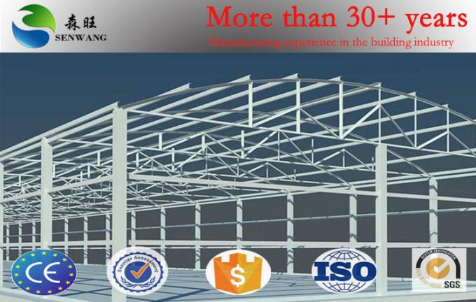 Eco Friendly Steel Frame Homes For Various Factories And Warehouses 0