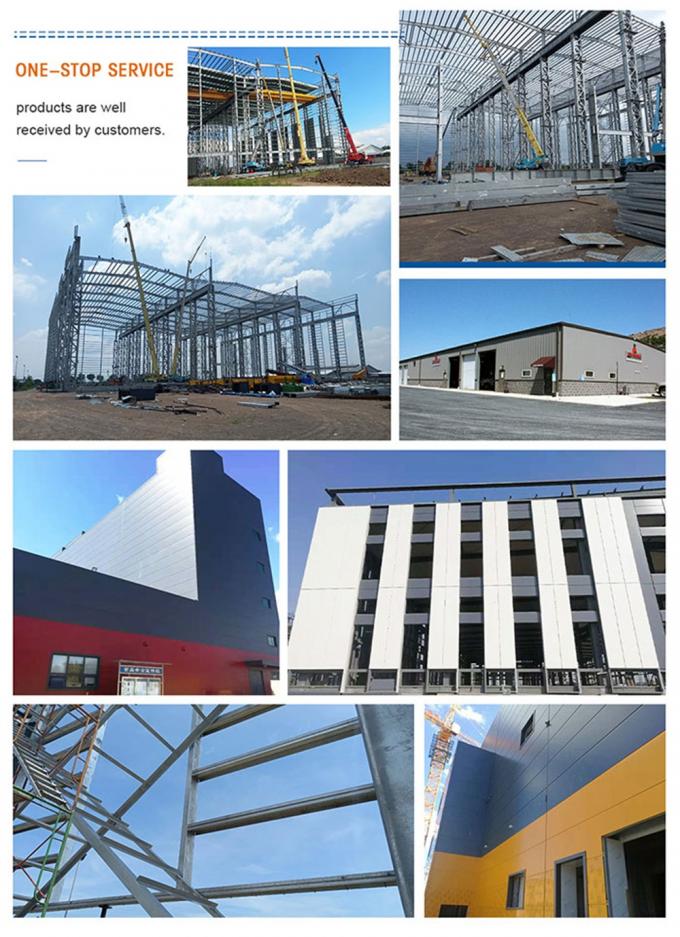 Eco Friendly Steel Frame Homes For Various Factories And Warehouses 1