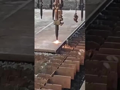 Welding details display of steel structure building materials