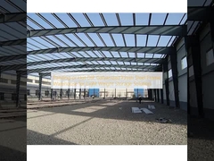 Painting or Hot-DIP Galvanized Finish Steel Frame Warehouse for Light Weight Storage Solution