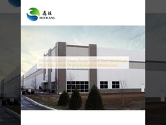China Fabricated Cheap Prefabricated Steel Warehouse Workshop Prefab Structural Building Warehouses