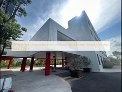 Over 50 Years Guarantee Steel Structure With Modern Design Style And Rolling Door