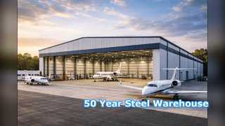 Steel Warehouse Built Tough 50 Year Life