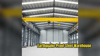 Steel Warehouse Earthquake Proof Industrial Storage